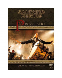 18600 saltatio mortis provocatio - live auf dem mittelaltermarkt deluxe mediabook blu-ray + 2 dvd medieval metal