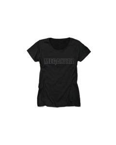 32223 megaherz rhinestone logo girlie shirt
