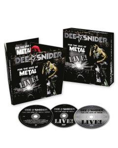 dee snider for the love of metal live digipak cd dvd blu ray