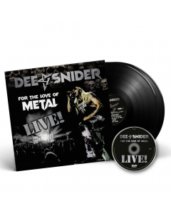 dee snider for the love of metal live black 2 vinyl dvd 