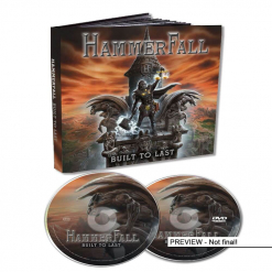 29647 hammerfall built to last mediabook cd + dvd power metal