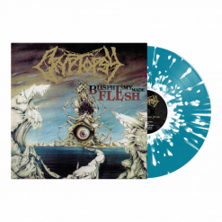Blasphemy Made Flesh - BLUE WHITE Splatter Vinyl
