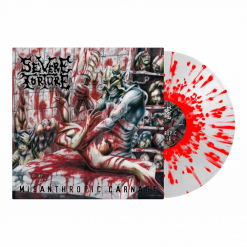 Misanthropic Carnage - CLEAR RED Splatter Vinyl